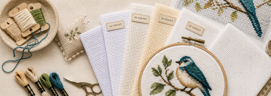 Understanding Aida Cloth, Fabric Count and Finished Cross Stitch Size