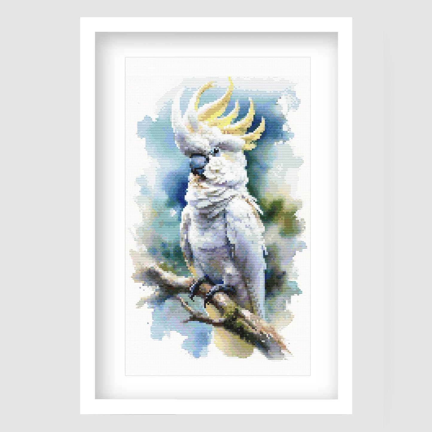 Advanced Cockatoo Cross Stitch Pattern