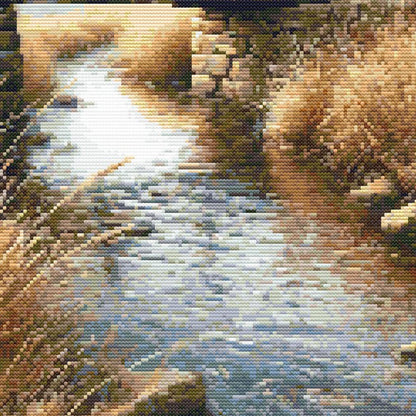 Close up of a detailed cross stitch pattern by www.stitchjunction.co.nz