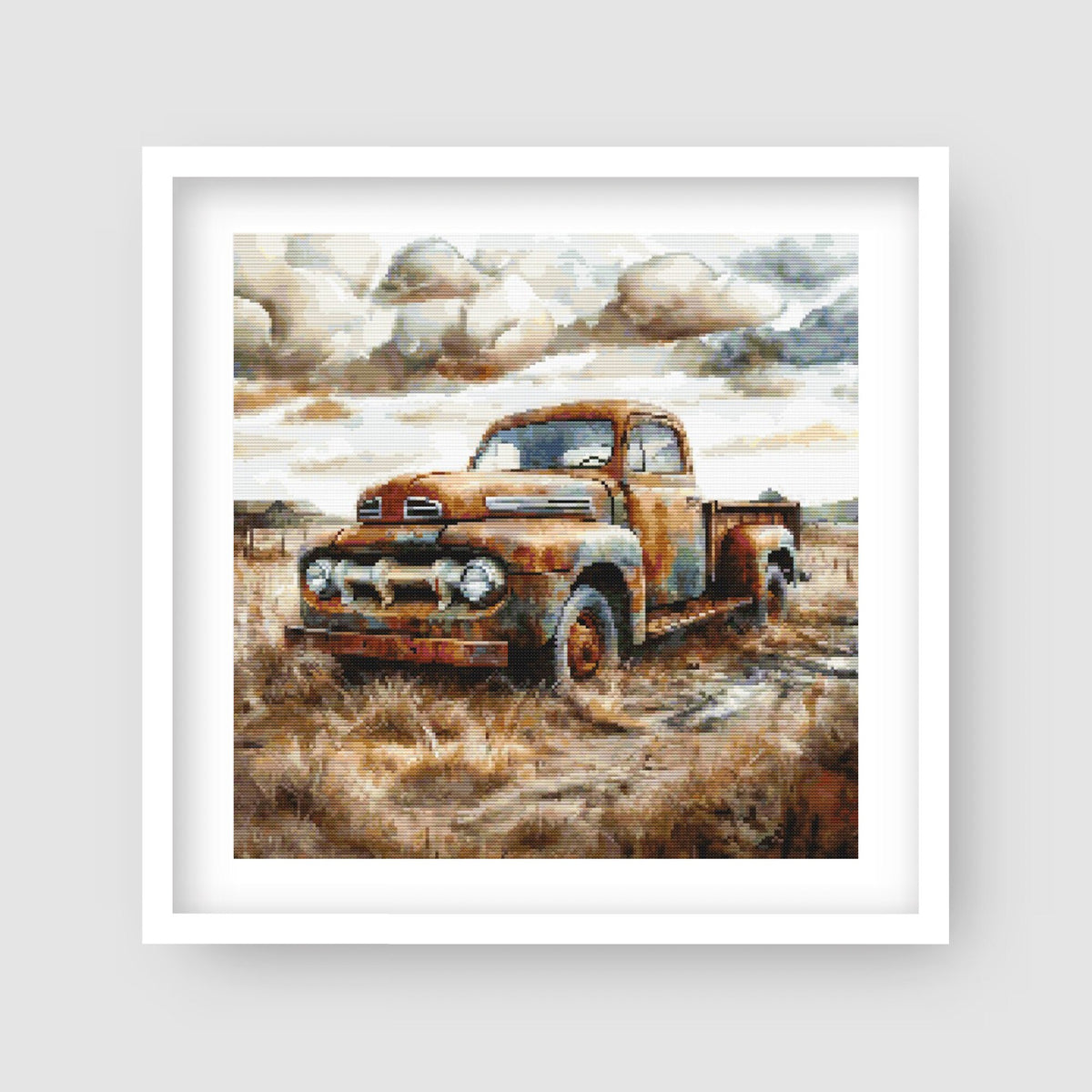 Vintage Farm Truck Cross Stitch Pattern - PDF Pattern - Etsy image 7