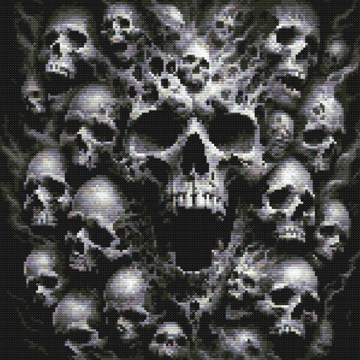Gothic Skulls Cross Stitch Pattern - PDF Pattern - Etsy image 4