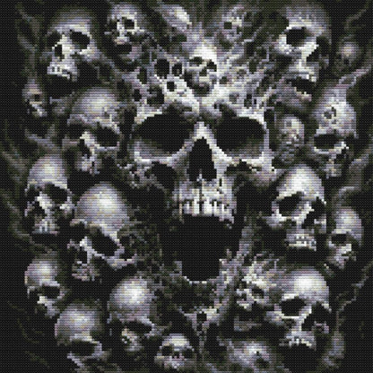Gothic Skulls Cross Stitch Pattern - PDF Pattern - Etsy image 4