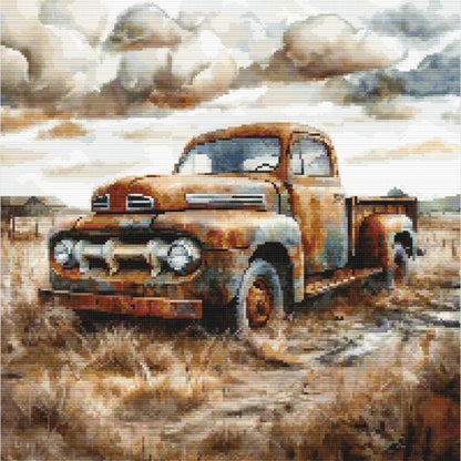 Vintage Farm Truck Cross Stitch Pattern - PDF Pattern - Etsy image 4