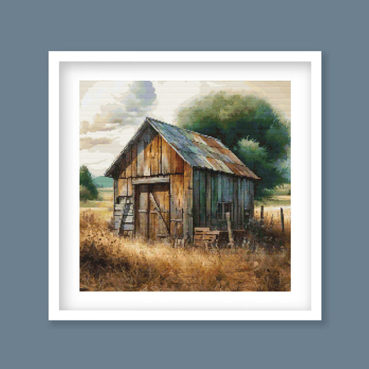 Rustic Barn Cross Stitch Pattern - PDF Pattern - Etsy image 1