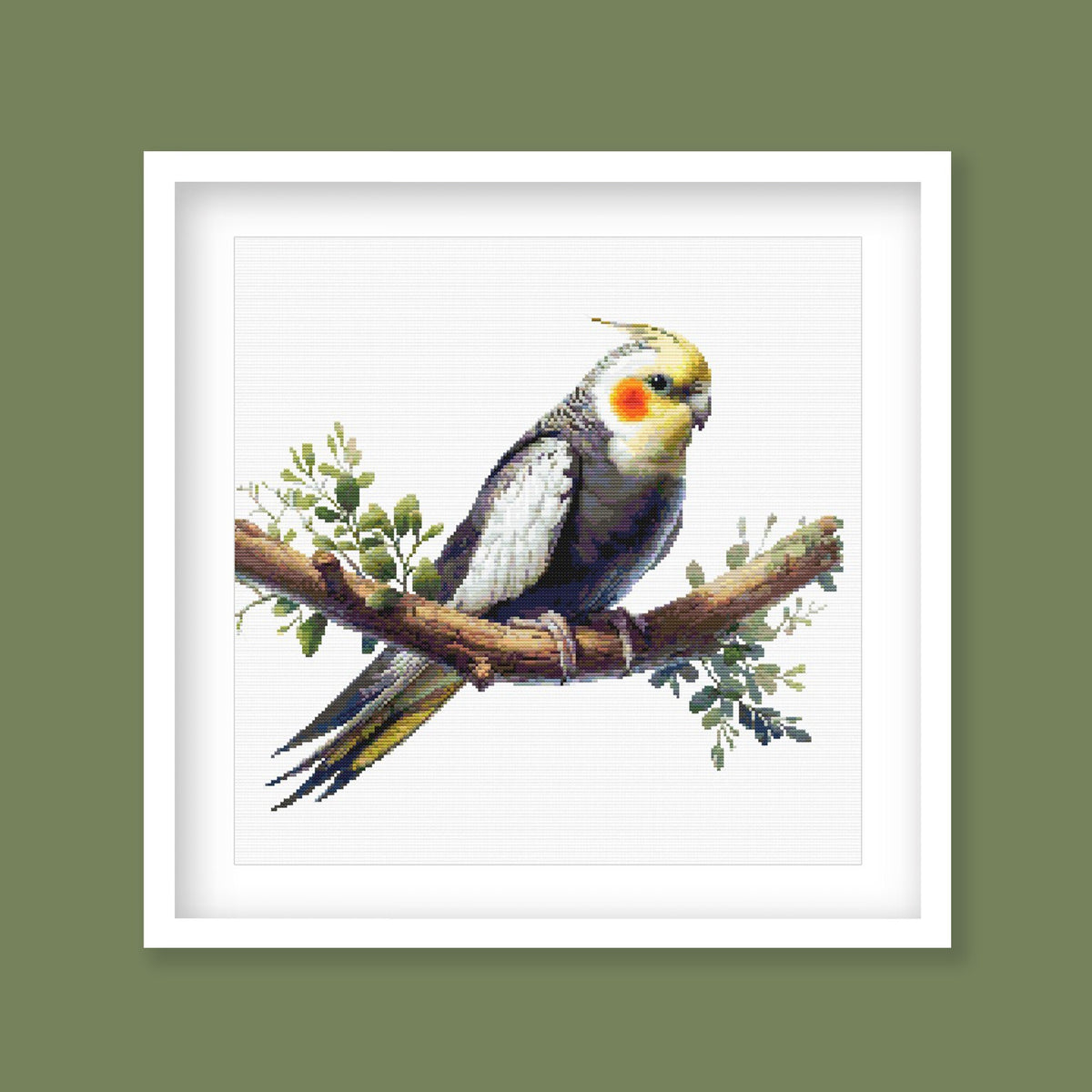 Cockatiel Cross Stitch Pattern - Australian Bird PDF Pattern - Etsy image 7