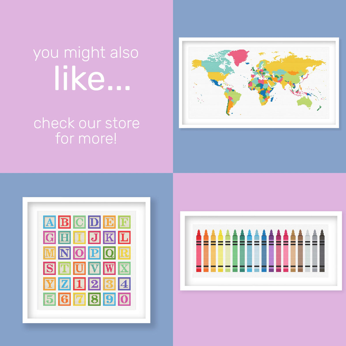 Crayon Cross Stitch Pattern - Bird PDF Pattern - Etsy image 9
