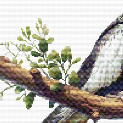 Cockatiel Cross Stitch Pattern - Realistic Bird Embroidery Design - digital cross stitch pattern by Stitch Junction