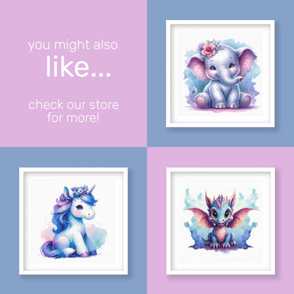 Crayon Cross Stitch Pattern - Bird PDF Pattern - Etsy image 7