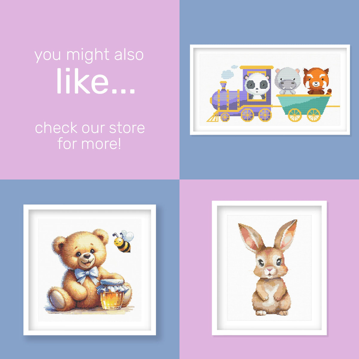 Alphabet Block Letters Cross Stitch Pattern - Etsy image 9