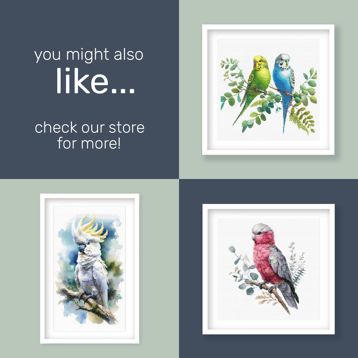 Cockatiel Cross Stitch Pattern - Australian Bird PDF Pattern - Etsy image 8