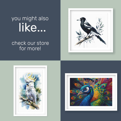 Rainbow Lorikeet Cross Stitch Pattern - Australian Bird PDF Pattern - Etsy image 9