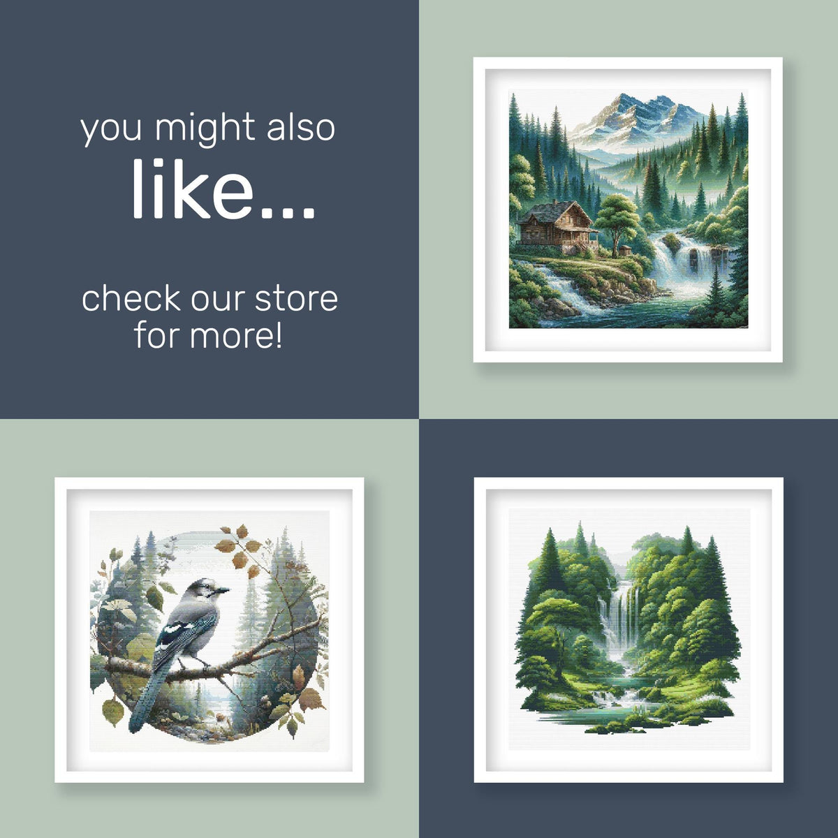 Northern Lights Moose Cross Stitch Pattern - PDF Pattern - Etsy image 9