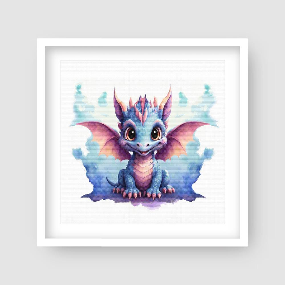 Baby Dragon Cross Stitch Pattern - PDF Pattern - Etsy image 5
