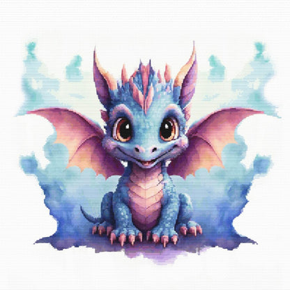 Baby Dragon Cross Stitch Pattern - PDF Pattern - Etsy image 6