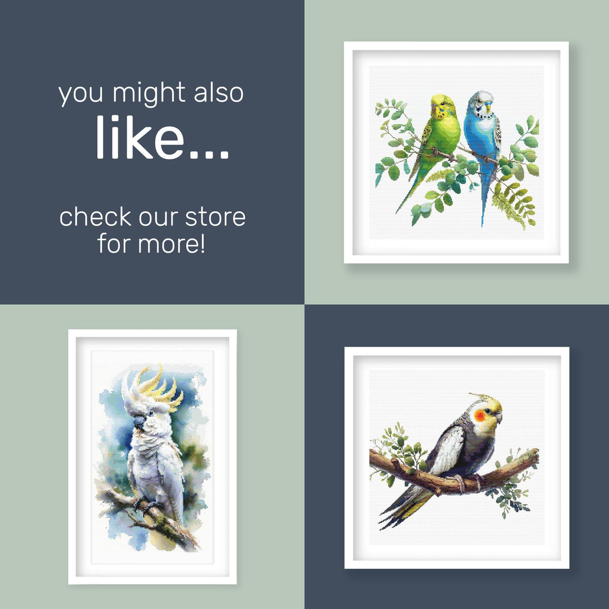Magpie Cross Stitch Pattern - Native Bird PDF Pattern - Etsy image 9