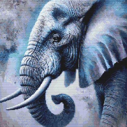Elephant Cross Stitch Pattern - digital cross stitch pattern by Stitch Junction