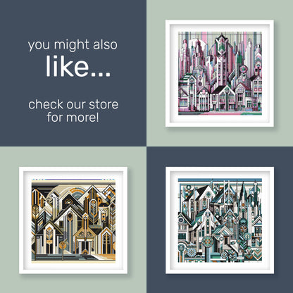 London Landmarks Cross Stitch Pattern - Etsy image 7