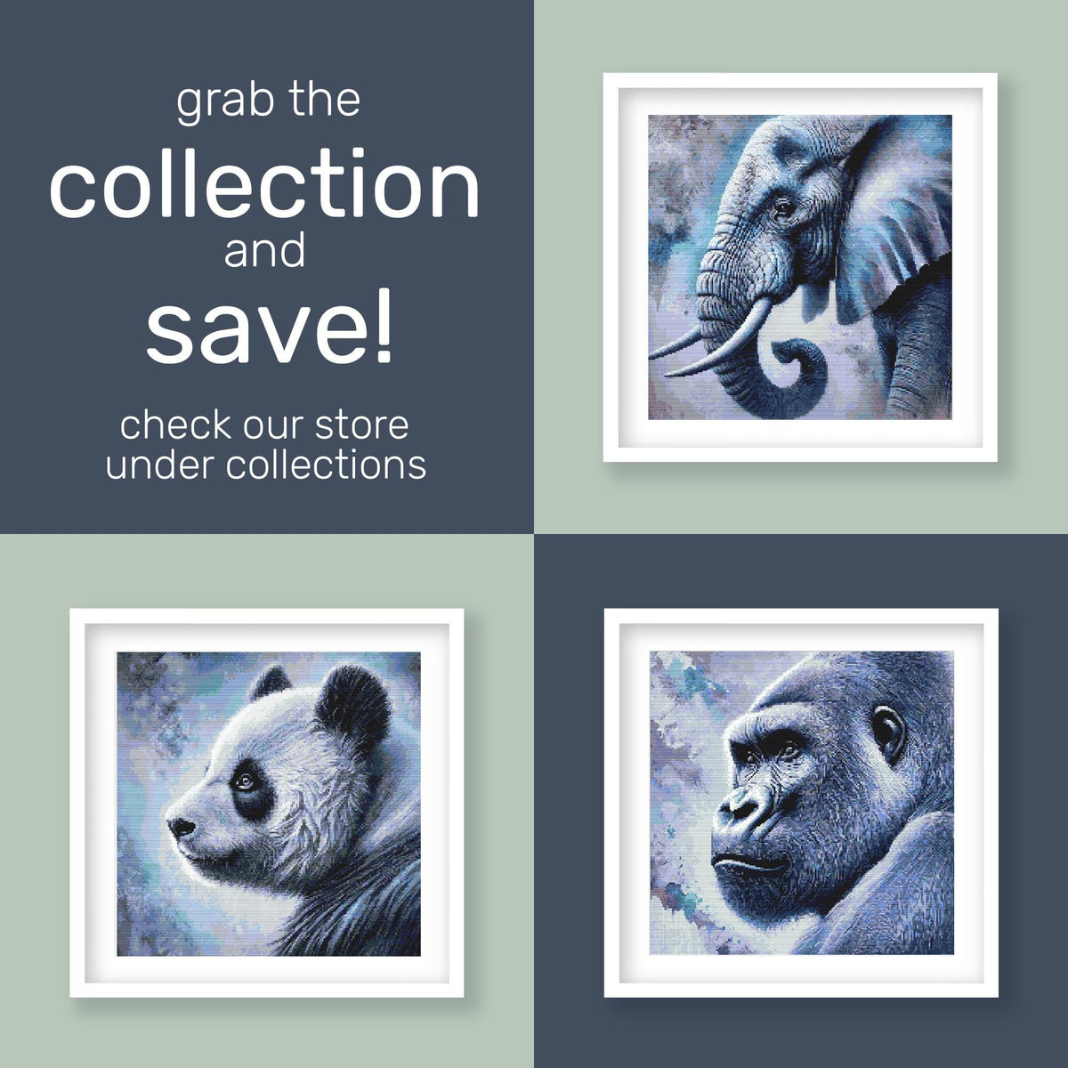 Elephant Cross Stitch Pattern - Etsy image 9