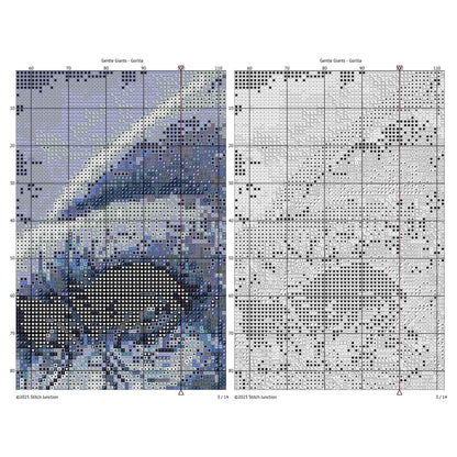 Gorilla Cross Stitch Pattern, Modern Wildlife Embroidery of Jungle Animal in Watercolour Design - digital cross stitch pattern by Stitch Junction