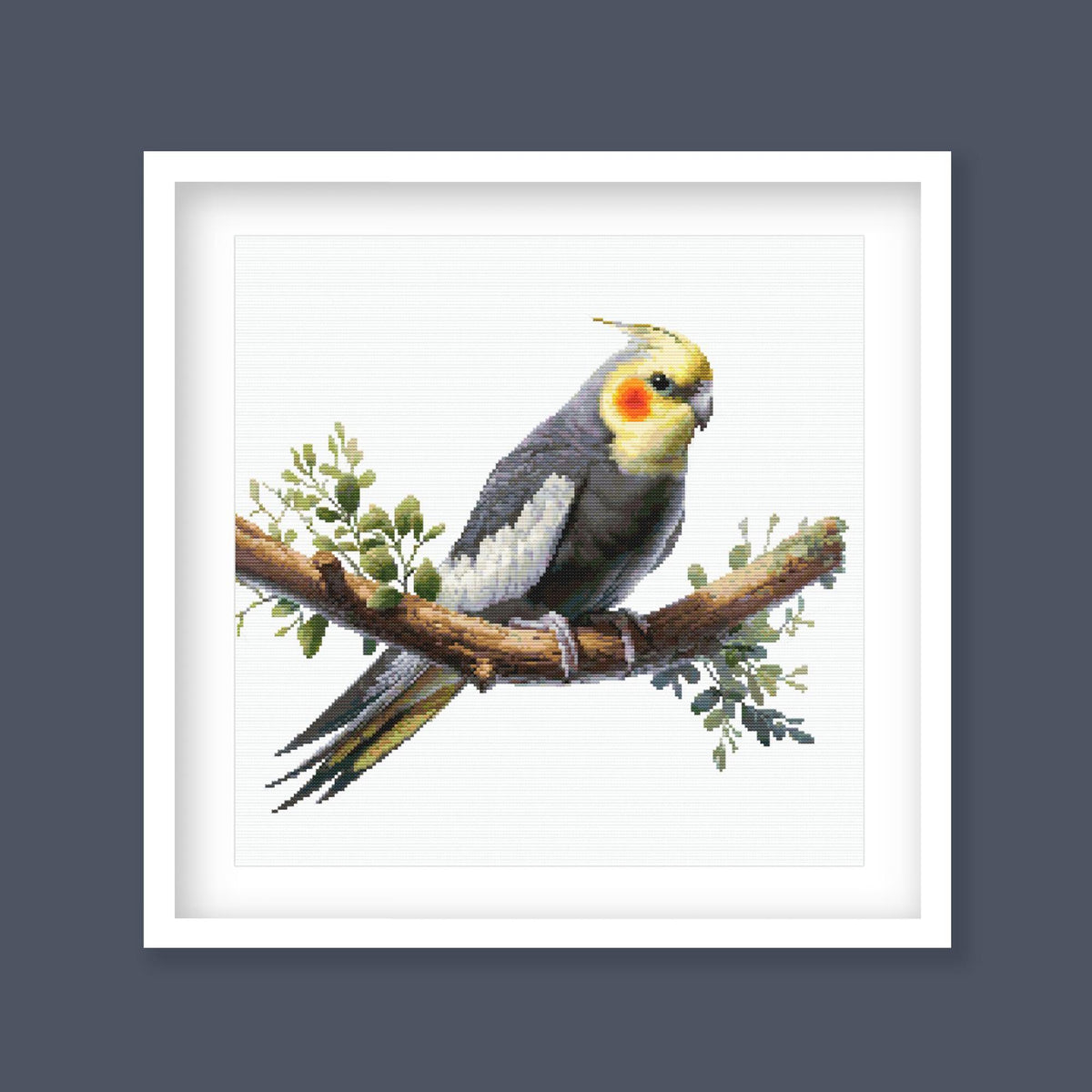 Cockatiel Darker Cross Stitch Pattern - Etsy image 4