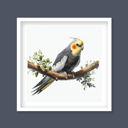 Cockatiel Darker Cross Stitch Pattern - Etsy image 4