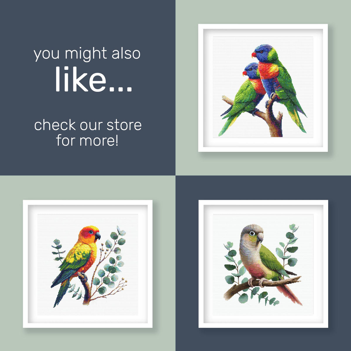 Cockatiel Darker Cross Stitch Pattern - Etsy image 7