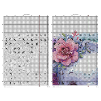 Baby Elephant Cross Stitch Pattern - PDF Pattern - Etsy image 7
