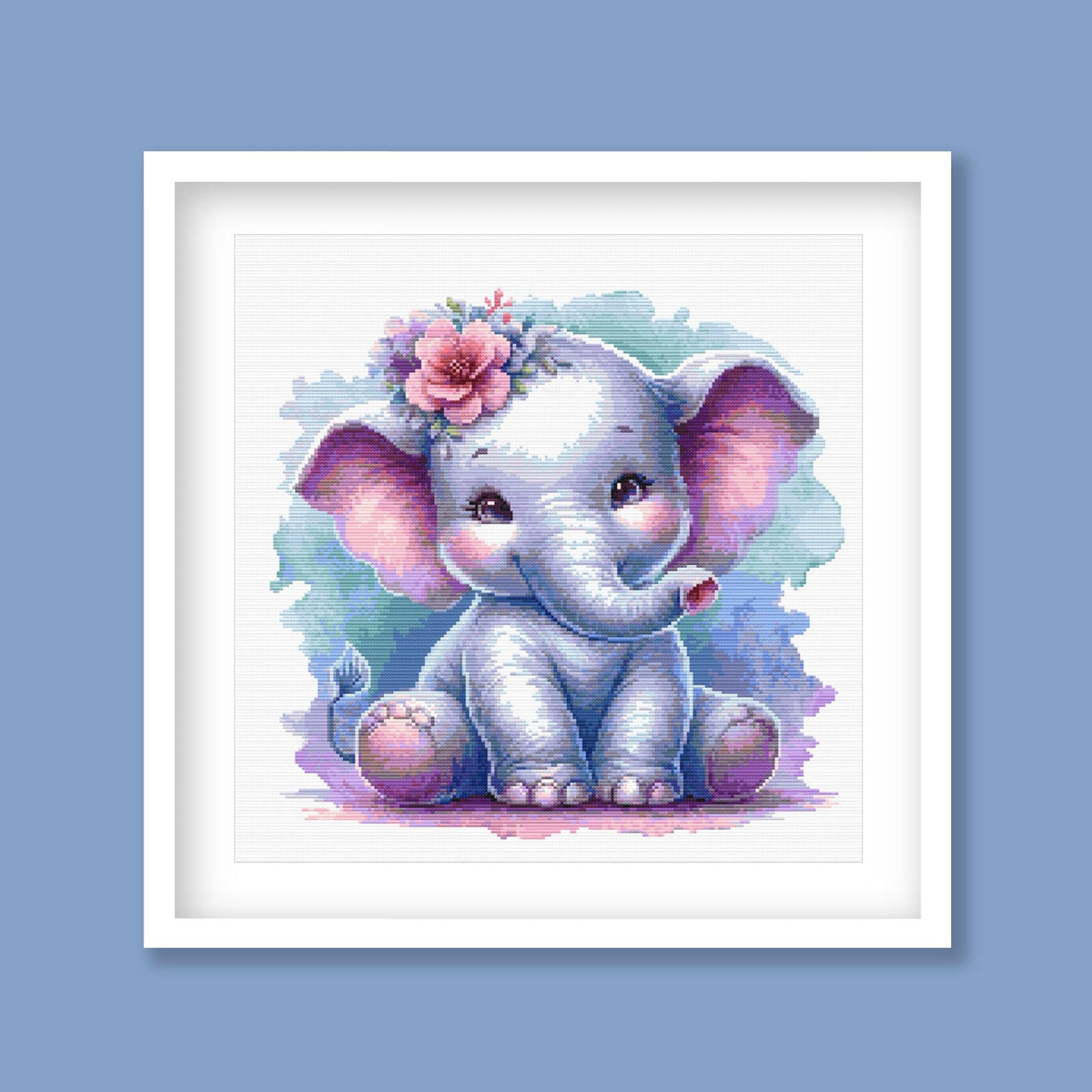 Baby Elephant Cross Stitch Pattern - PDF Pattern - Etsy image 1