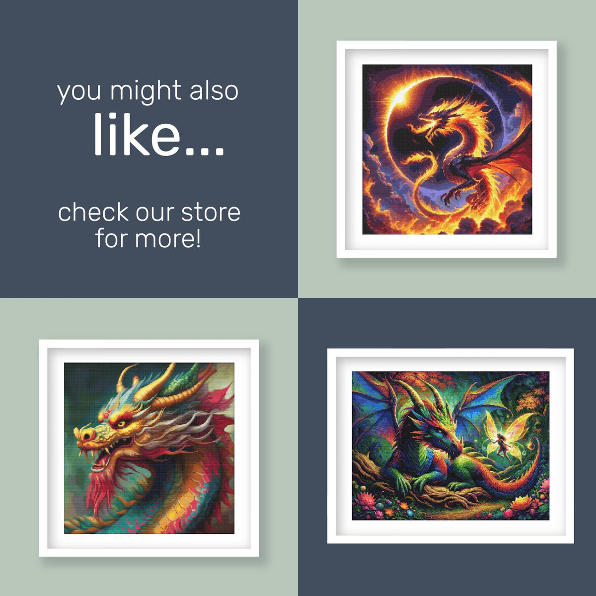 Chinese Dragon Cross Stitch Pattern - PDF Pattern - Etsy image 8