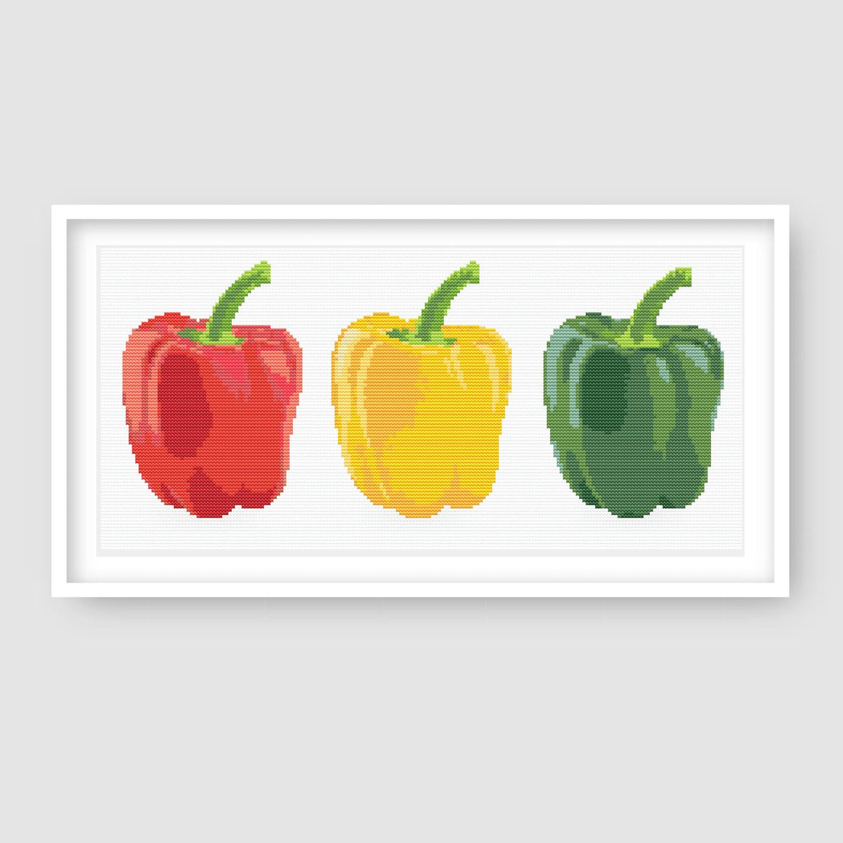 Bell Pepper Cross Stitch Pattern - PDF Pattern - Etsy image 6