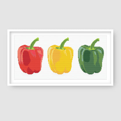 Bell Pepper Cross Stitch Pattern - PDF Pattern - Etsy image 6
