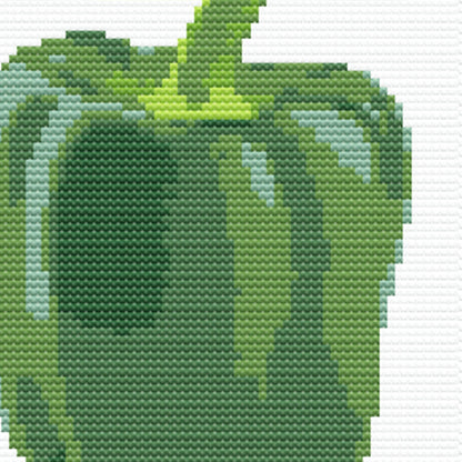 Bell Pepper Cross Stitch Pattern - PDF Pattern - Etsy image 4