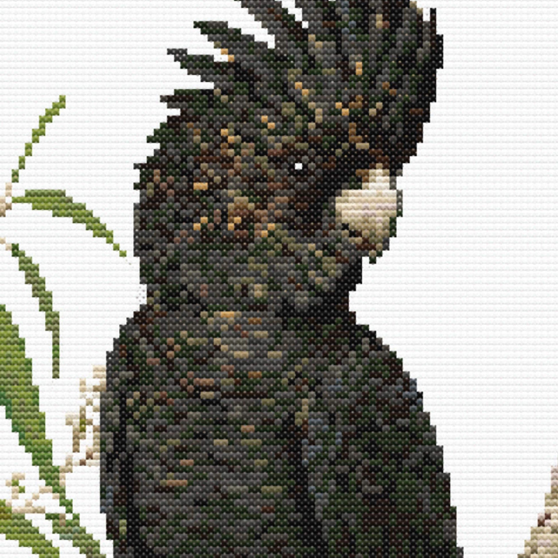 Red-Tailed Black Cockatoo Cross Stitch Pattern, Australian Bird Embroidery Design - digital cross stitch pattern by Stitch Junction