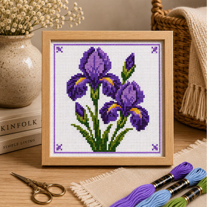Easy Flower Cross Stitch Pattern Bundle – 12 Floral Designs (Digital Download) - Etsy image 6